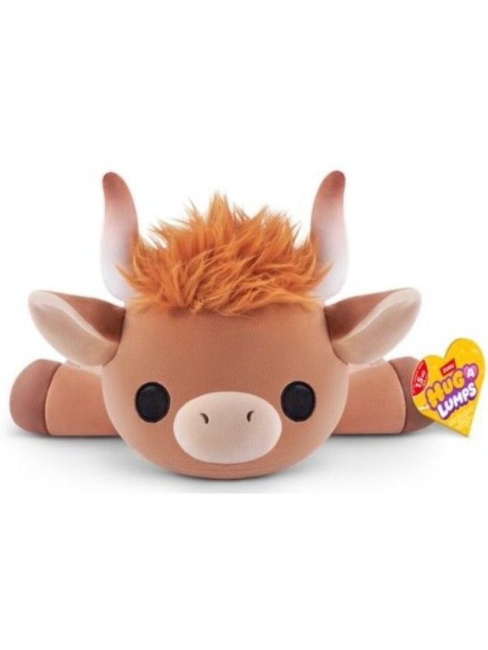Zuru Hug A Lumps Weighted Holly Cow Plush Stuffed Animal 15"Anxiety Calming